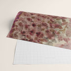 Garden Lilac Flower Painting in Purple & Peach Wrapping Paper Gallery Image 2