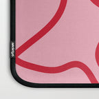 Abstract Lines pink and red Laptop Sleeve Gallery Image 3