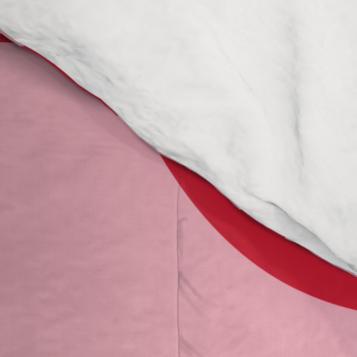 Abstract Lines pink and red Comforter Gallery Image 4