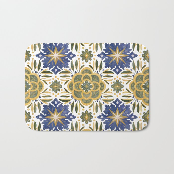 Tile floral nature Modern BY Bath Mat Gallery Image 1