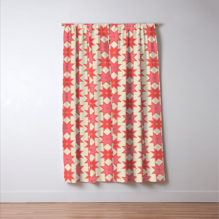 Celestial Winter Quilt Pattern Window Curtain Gallery Image 3