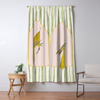 Yellow Parrot Window Curtain Gallery Image 5
