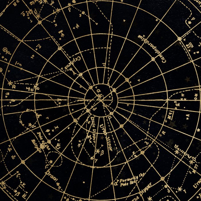 Golden Star Map Coffee Mug Gallery Image 2