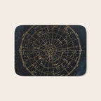 Golden Star Map Bath Mat Gallery Image 1