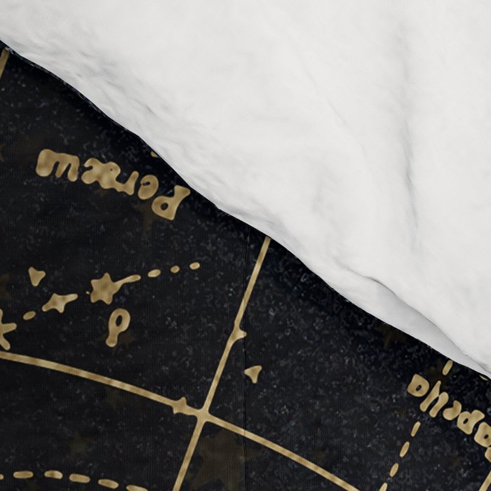 Golden Star Map Comforter Gallery Image 4