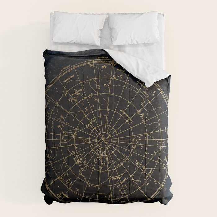 Golden Star Map Comforter Gallery Image 6