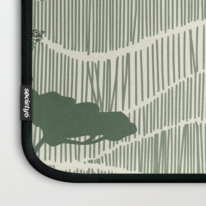 Wildlife Safari Savannah green Laptop Sleeve Gallery Image 3