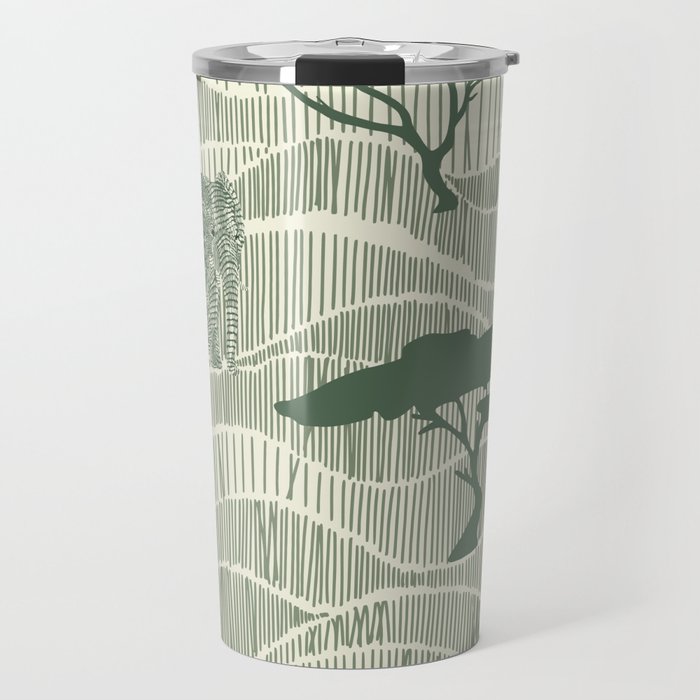 Wildlife Safari Savannah green Travel Mug Gallery Image 1