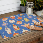 Christmas baubles Outdoor Rug Gallery Image 2