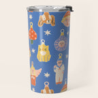 Christmas baubles Travel Mug Gallery Image 2