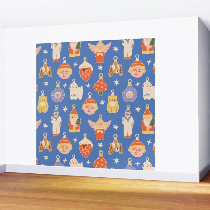 Christmas baubles Wall Mural Gallery Image 2