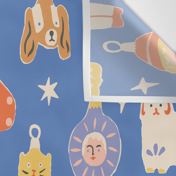 Christmas baubles Wall Tapestry Gallery Image 3