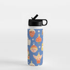 Christmas baubles Water Bottle Gallery Image 1