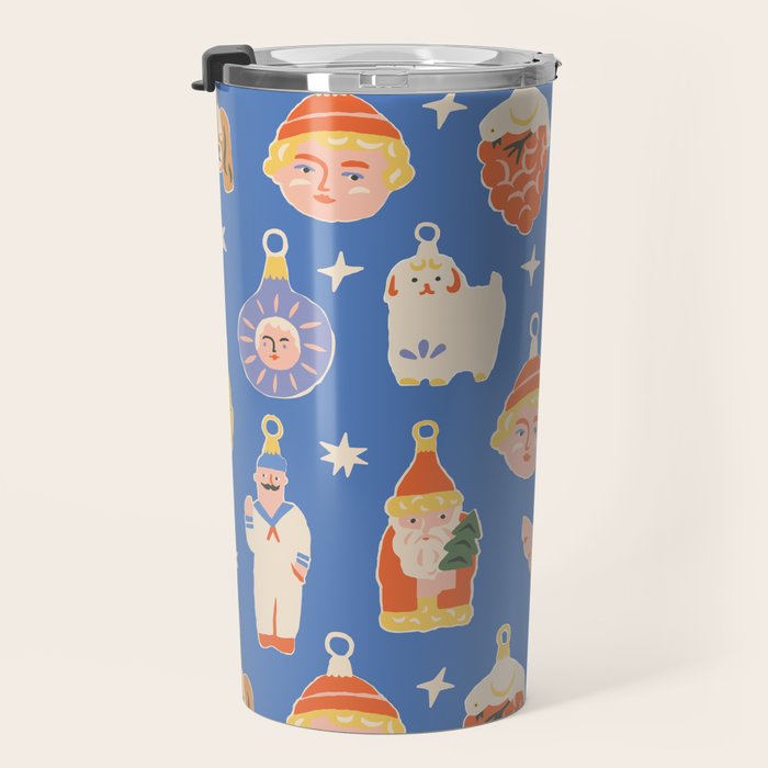 Christmas baubles Travel Mug Gallery Image 3