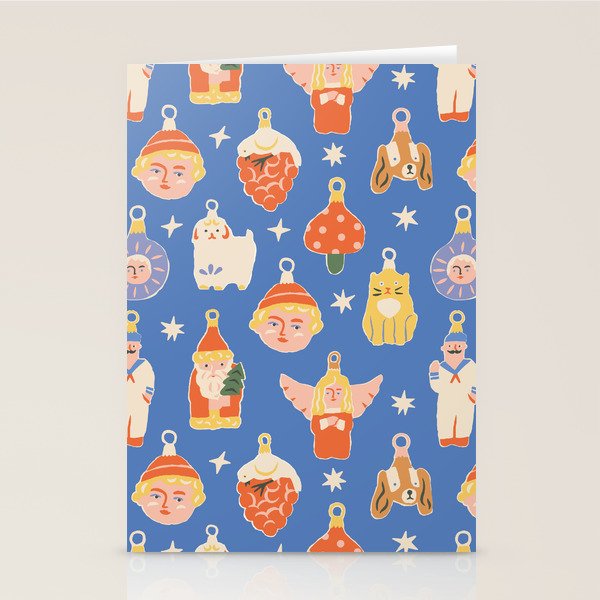 Christmas baubles Stationery Card Gallery Image 2