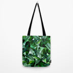 Banana palm leaf tropical jungle green Tote Bag Gallery Image 2