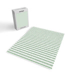 Fern Green and White Narrow Vertical Vintage Provincial French Chateau Ticking Stripe Jigsaw Puzzle Gallery Image 2