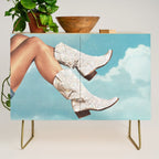 These Boots - Glitter Blue Sky Landscape Credenza Gallery Image 1