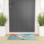 These Boots - Glitter Blue Sky Landscape Welcome Mat Gallery Image 3