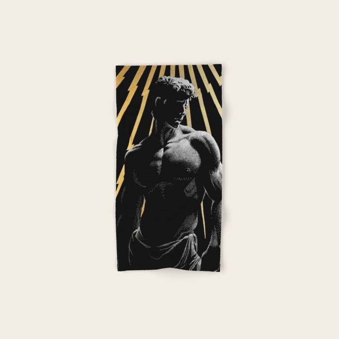 Strength of Zeus (Gold doesn't print shiny) Bath Towel Gallery Image 1