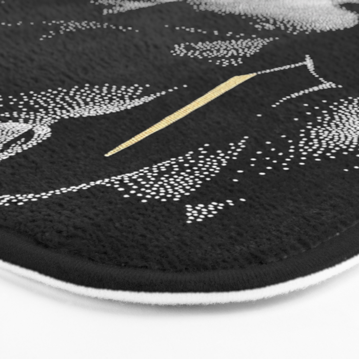 Strength of Zeus (Gold doesn't print shiny) Bath Mat Gallery Image 3