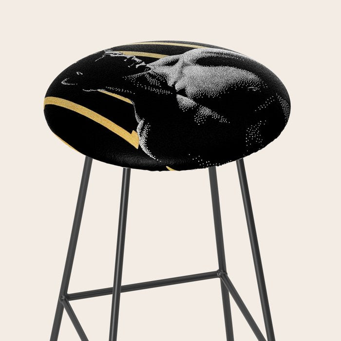 Strength of Zeus (Gold doesn't print shiny) Stool Gallery Image 2