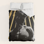 Strength of Zeus (Gold doesn't print shiny) Duvet Cover Gallery Image 6