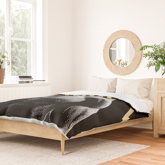 Strength of Zeus (Gold doesn't print shiny) Duvet Cover Gallery Image 2
