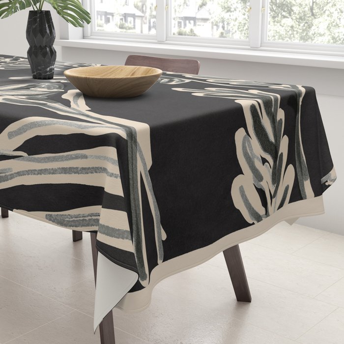 Minimalist wildflowers 3 Tablecloth Gallery Image 3
