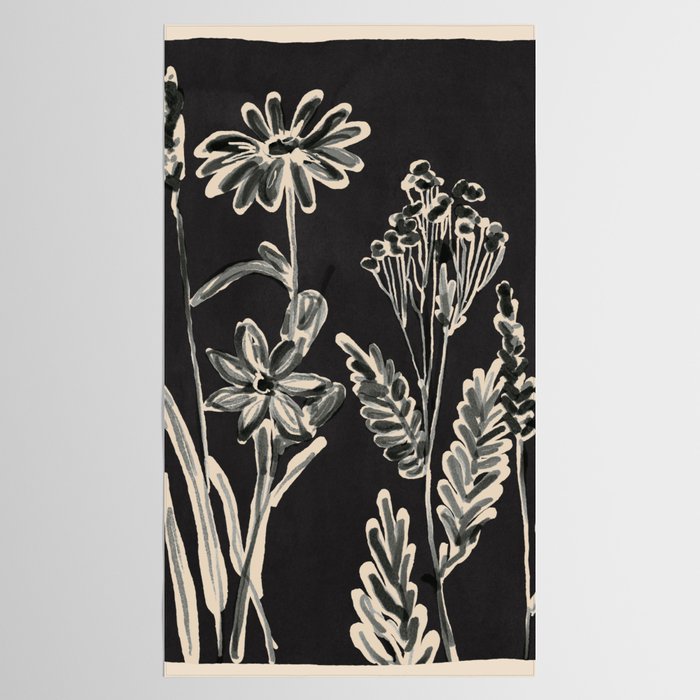Minimalist wildflowers 3 Tablecloth Gallery Image 2