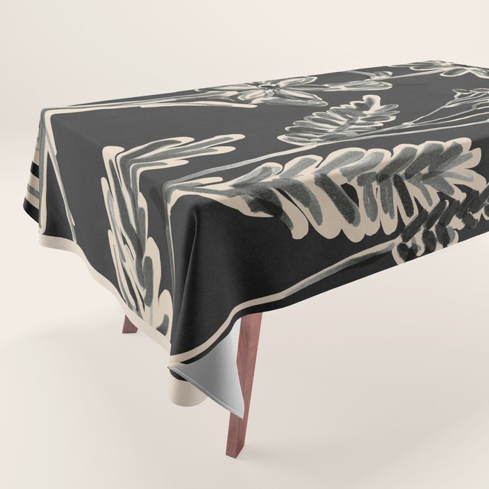 Minimalist wildflowers 3 Tablecloth Gallery Image 1