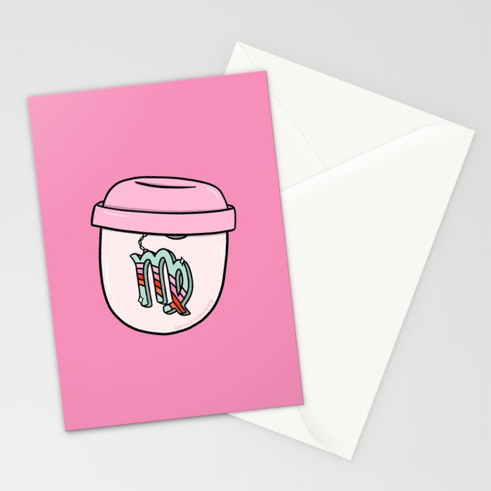 Virgo Keychain Stationery Card Gallery Image 2