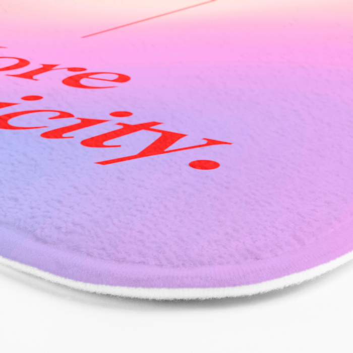 Less Perfection, More Authenticity Bath Mat Gallery Image 3
