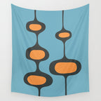Mid-Century Modern Abstract Art 18 Wall Tapestry Gallery Image 4