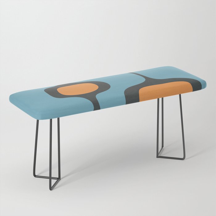 Mid-Century Modern Abstract Art 18 Bench Gallery Image 1