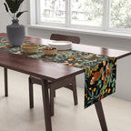 RED PANDAS IN DARK WILD NATURE Table Runner Gallery Image 2