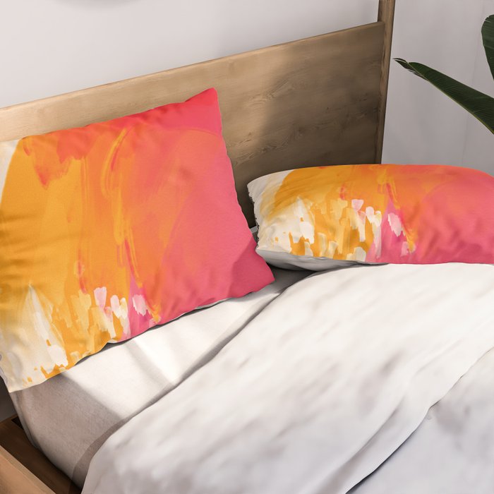 The Bright Abstract Waterfall Pillow Sham Gallery Image 2
