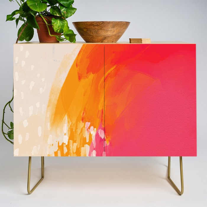 The Bright Abstract Waterfall Credenza Gallery Image 1