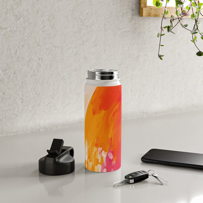 The Bright Abstract Waterfall Water Bottle Gallery Image 4