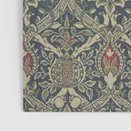 William Morris Granada Blue Indigo Red Vintage Pattern Poster Gallery Image 3