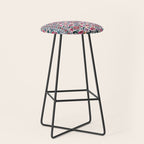 Shakhrisyabz Suzani Uzbekistan Embroidery Print Stool Gallery Image 1