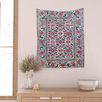 Shakhrisyabz Suzani Uzbekistan Embroidery Print Wall Tapestry Gallery Image 2