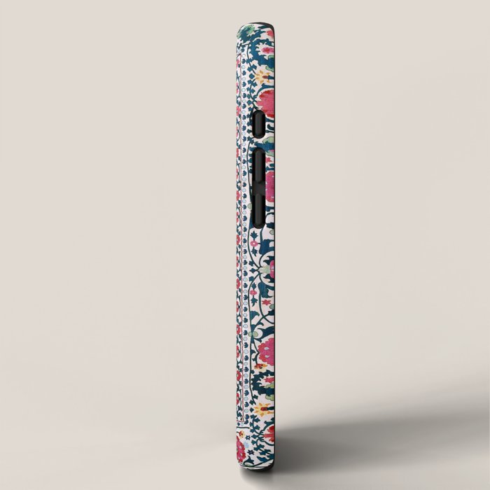 Shakhrisyabz Suzani Uzbekistan Embroidery Print iPhone Case Gallery Image 2