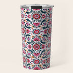 Shakhrisyabz Suzani Uzbekistan Embroidery Print Travel Mug Gallery Image 1