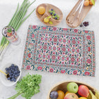 Shakhrisyabz Suzani Uzbekistan Embroidery Print Cutting Board Gallery Image 2