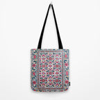 Shakhrisyabz Suzani Uzbekistan Embroidery Print Tote Bag Gallery Image 2