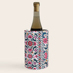Shakhrisyabz Suzani Uzbekistan Embroidery Print Wine Chiller Gallery Image 3