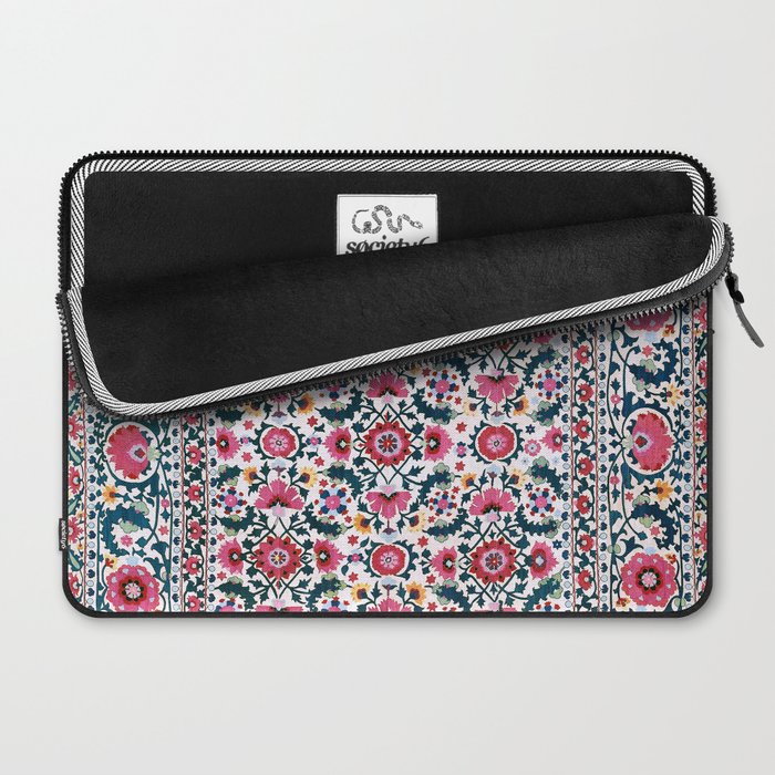 Shakhrisyabz Suzani Uzbekistan Embroidery Print Laptop Sleeve Gallery Image 2