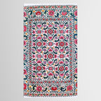 Shakhrisyabz Suzani Uzbekistan Embroidery Print Tablecloth Gallery Image 2
