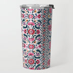 Shakhrisyabz Suzani Uzbekistan Embroidery Print Travel Mug Gallery Image 2